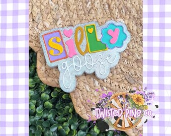 Silly Goose Car Freshie, Hanging Car Accessory