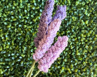 Crochet Lavender Flower