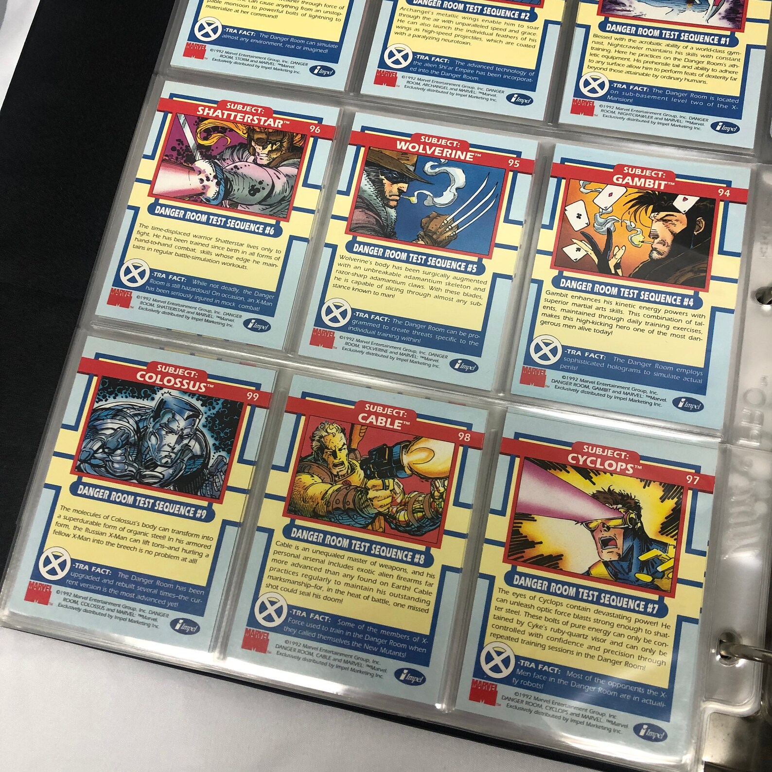 1992 the Uncanny Xmen Series 1 Trading Cards complete Base Set Etsy