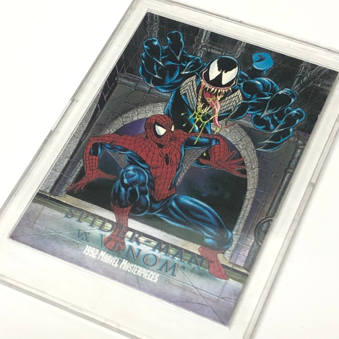 1992 Marvel Masterpieces Spider-man Vs. Venom Rare 3-D Foil - Etsy Finland