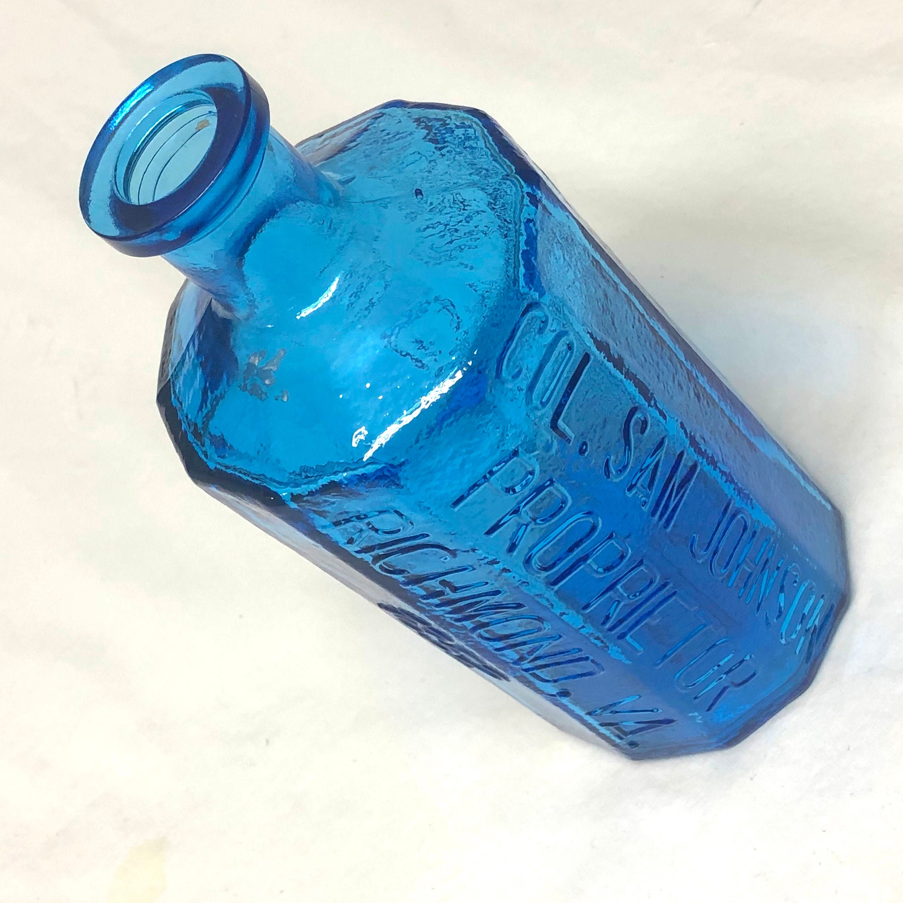 A. Lancaster's Indian Vegetable Jaundice Bitters Bottle Col. Sam