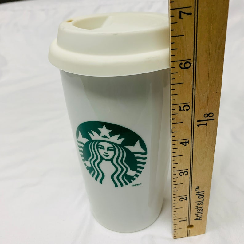 Starbucks Coffee Ceramic Tall Travel Mug / Tumbler Etsy