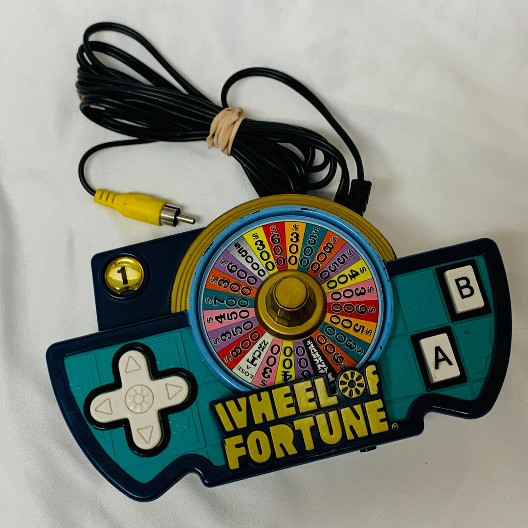 Wheel of Fortune Plug & Play Electronic Video Game Console for TV