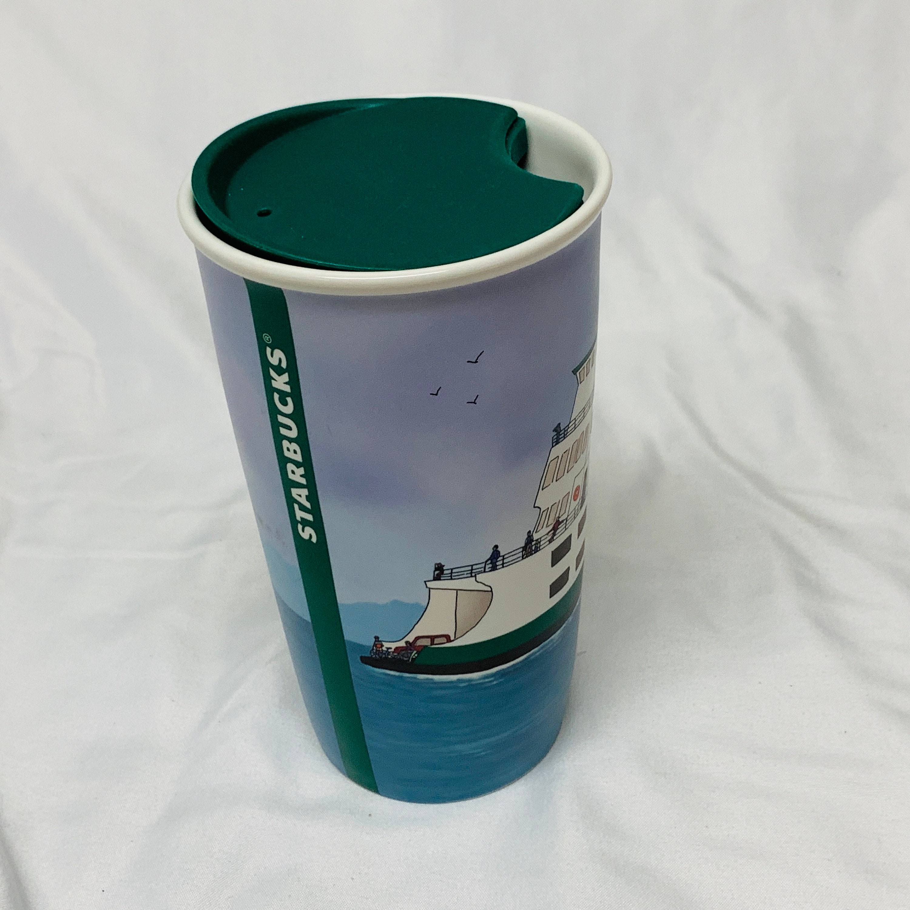 Personalized 16-oz White Starbucks Mug & Bamboo Utensil Set - Teals Prairie  & Co.®