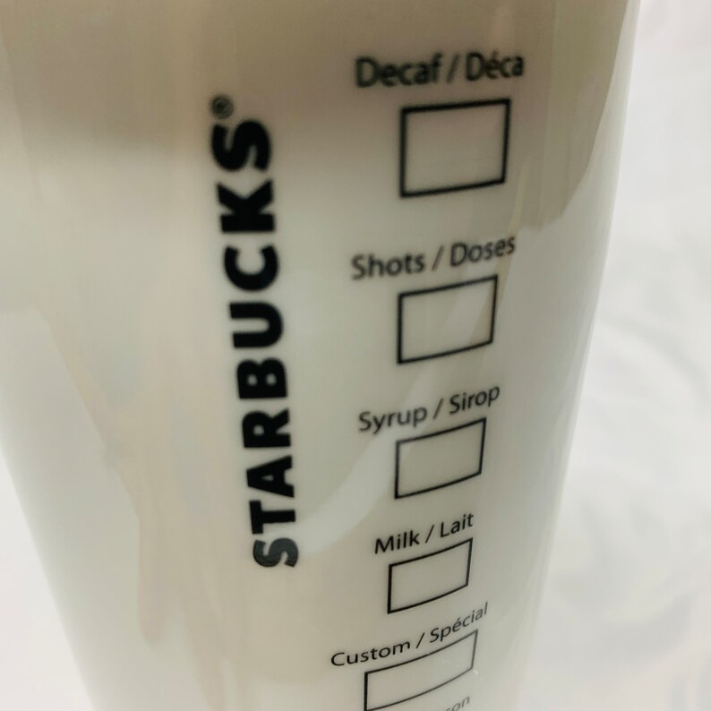 Starbucks Coffee Ceramic Tall Travel Mug / Tumbler Etsy