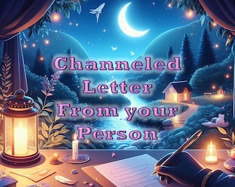 Channeled Letter from your Person| Very Detailed Reading| Fast Digital Delivery