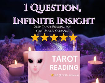 1 Frage, Unendliche Einsicht | Eine tiefe Tarot-Lesung für die Führung deiner Seele