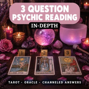 3 Question Tarot Reading | Fast Psychic Insights & Accurate Answers