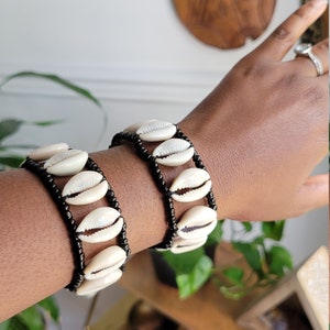 Ife Cowrie Journey bracelet,Shell Bracelet, Cowrie Shell Bracelet, Beaded Bracelet, Birthday Gift, African beaded bracelet