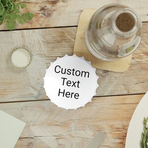 Custom Bottle Opener, Magnetic Bottle Opener, Bachelor Party Gift, Father&#39;s Day Gift