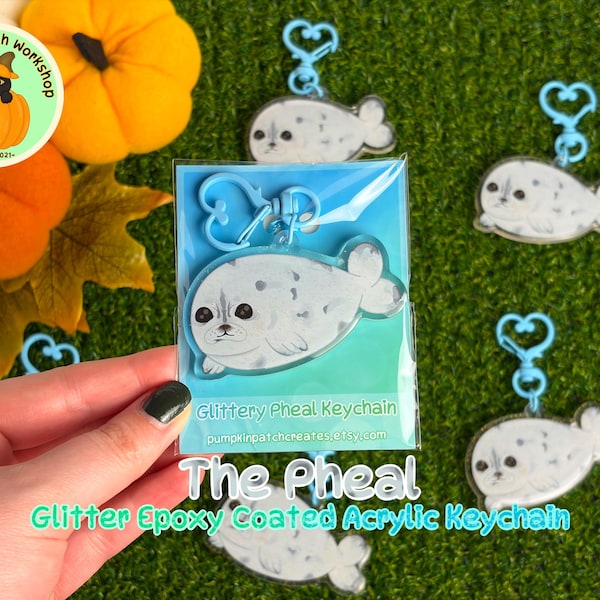 Dan and Phil Pheal Glitter Keychain