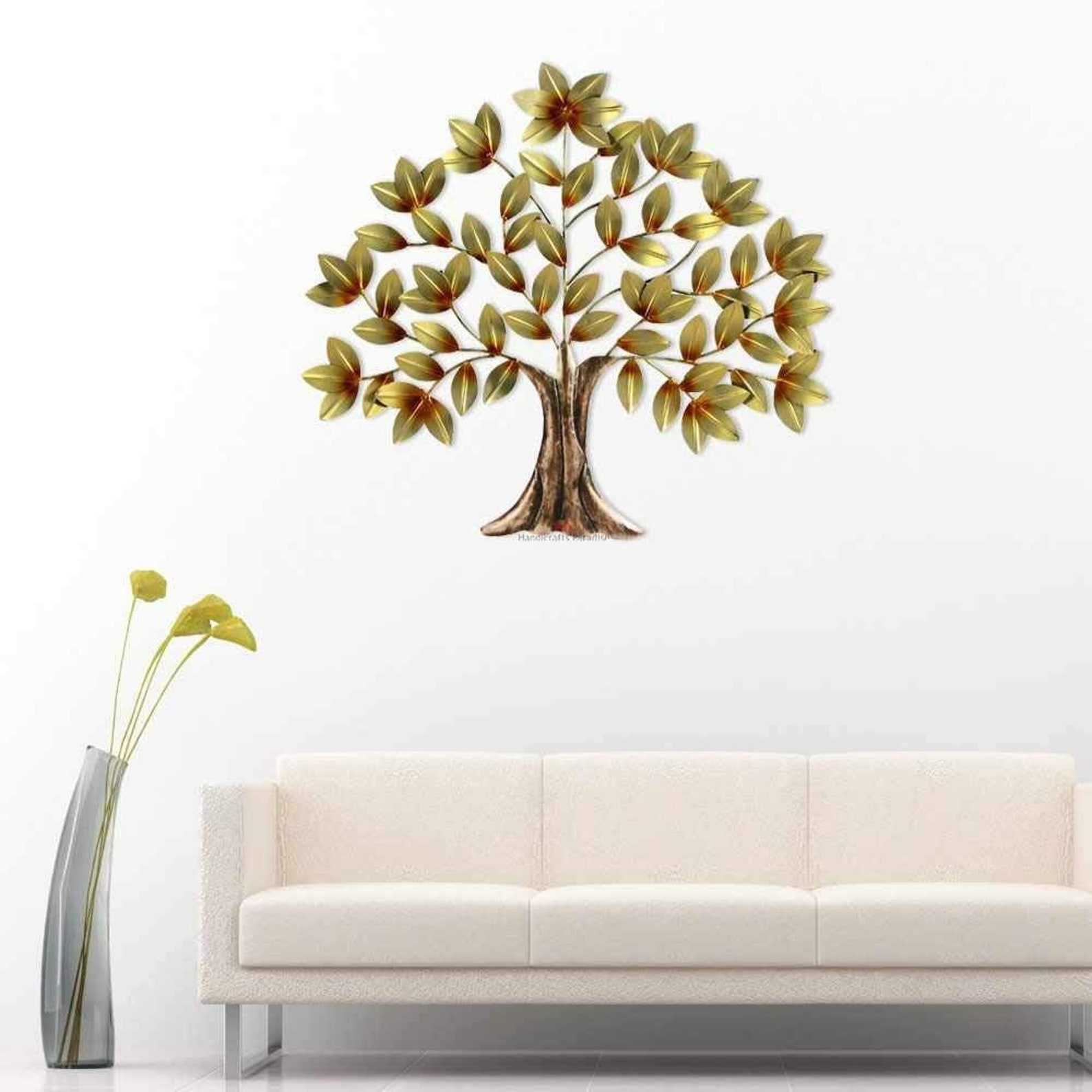 Decorative Golden Tree Showpiece Wall Décor for Home Décor in Etsy