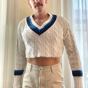 REANIMATED VINTAGE Polo Sport Cricket Sweater - One of a Kind - Medium