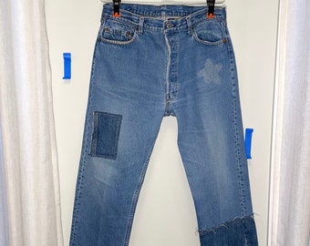 REANIMATED VINTAGE Levi's - Pieced - 38x36 (Women's 14)