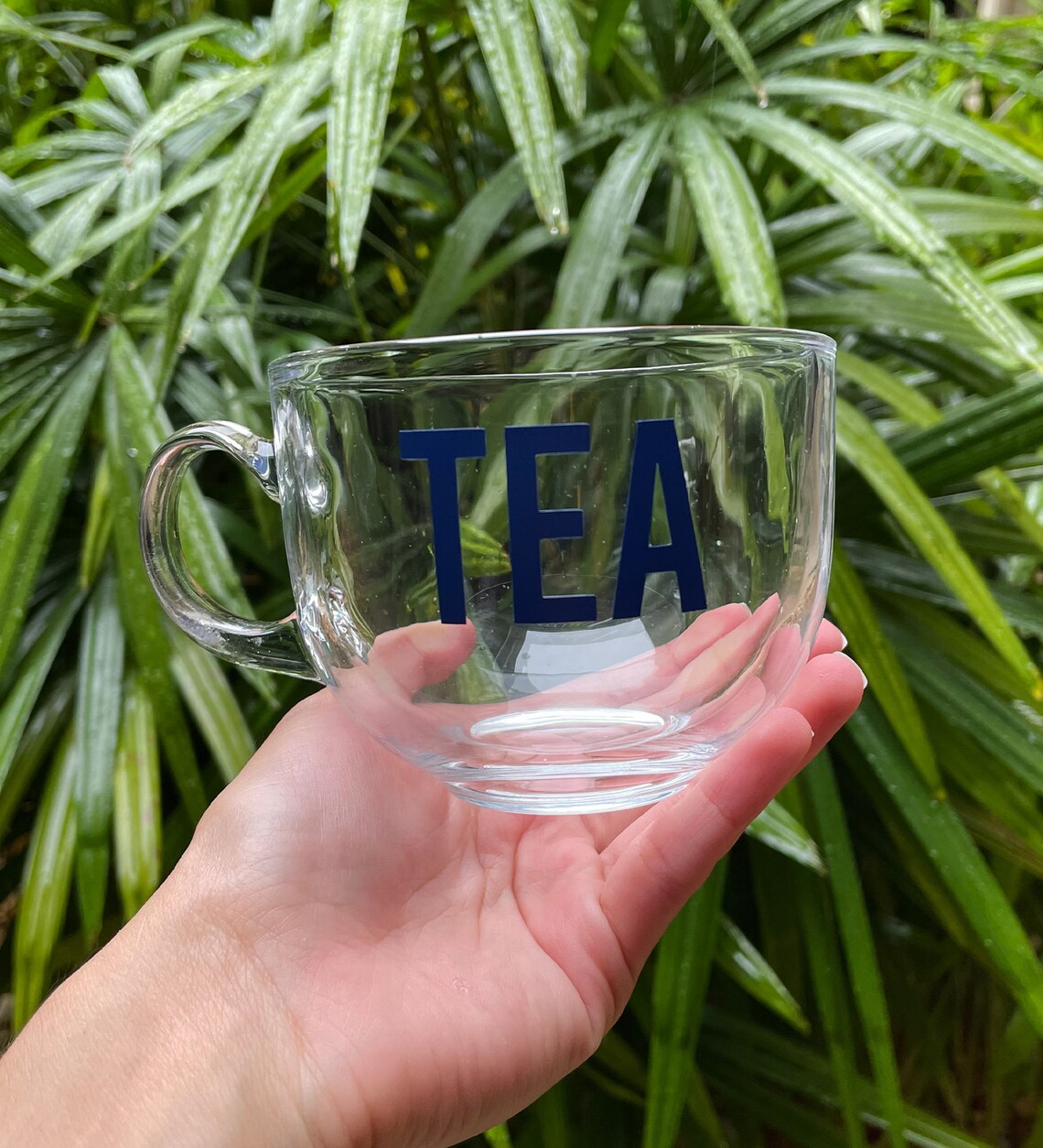 Custom Clear Mug Custom Oversized Mug Mug Glass Tea Large Etsy