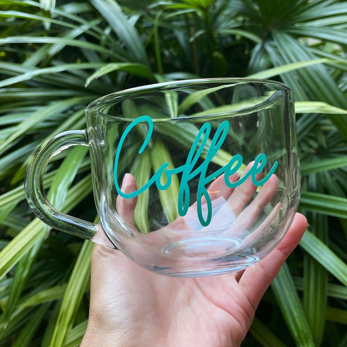 Custom Clear Mug Custom Oversized Mug Mug Glass Tea Large Etsy