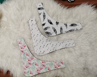 Scarf - Baby Scarf - Burp Cloth - Reversible Scarf - 0 M-2Y