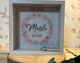 Geldgeschenk Taufe - Geschenk - Taufe - Spardose - Wunscherfüller - Taufgeschenk - Taufe Mädchen