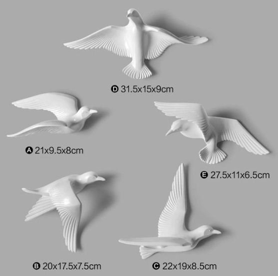 Flying Bird Wall Art Birds Wall Decor Wall Hanging Birds Etsy