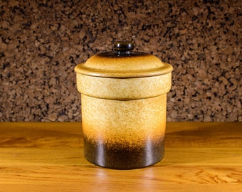 Pottery Craft USA Jar with Lid (or planter pot)  | 5.25 x 5.25&quot; | Mid Century California Pottery | Made in the USA