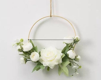 Hanging Hoop Wreath, Hoop Wreath Decorations, Wedding Decor, Wedding Decor, Party Decorations, Hanging Hoops, Wedding Signs