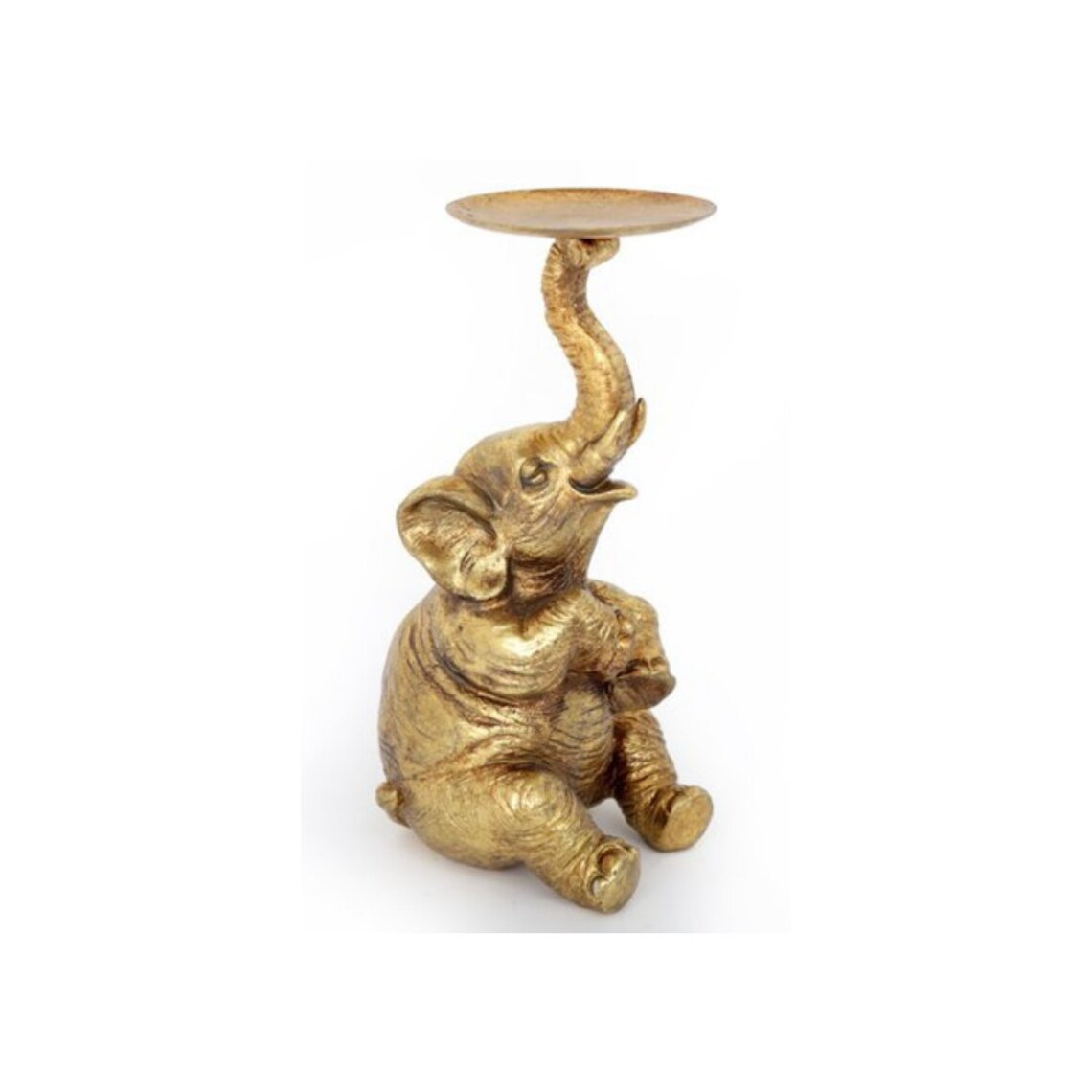 Unique Gold Elephant Candle Holder / Beautiful Candle Holder / Etsy