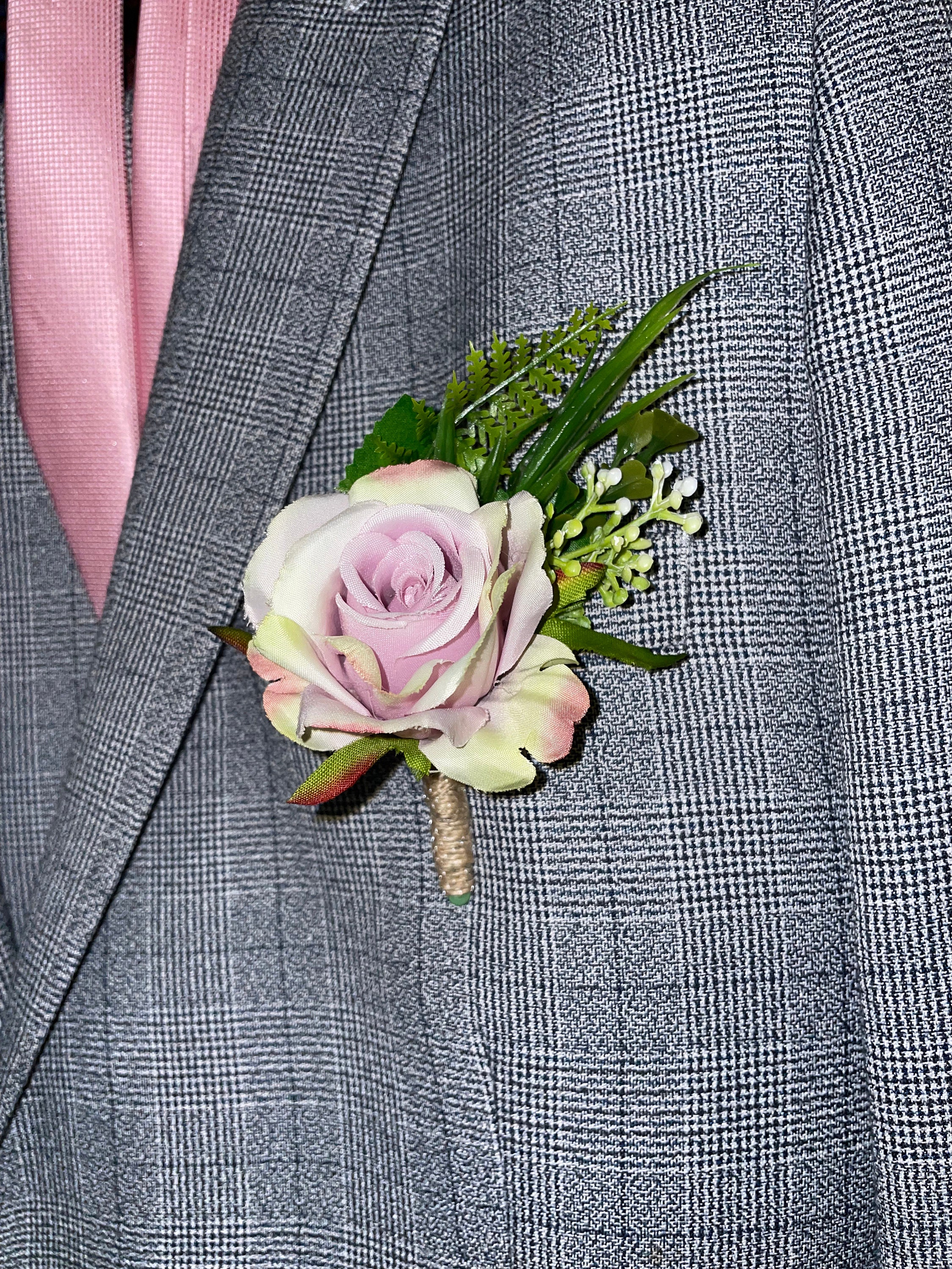 Bout Corsage Pins Wedding Ivory Boutonniere Wrist Corsage Set Etsy UK