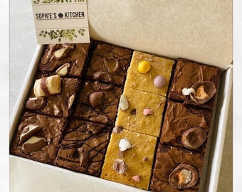 GLUTEN FREE - letterbox Brownie slab