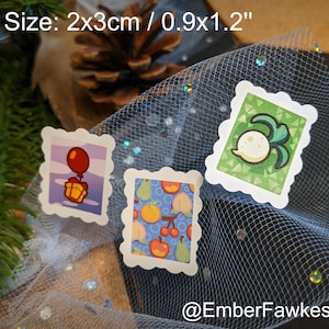 Animal Crossing Stempel Sticker Set (Vinyl)