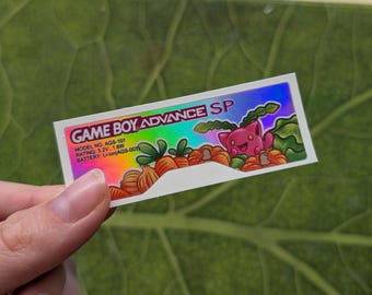 Hoppip GBA SP 背面ステッカー