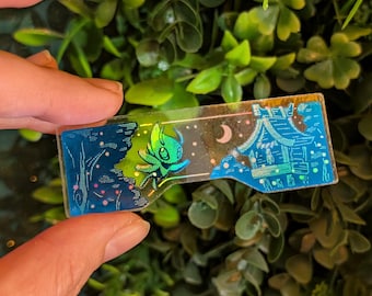 Celebi GBA SP-label: doorzichtig vinyl met folie