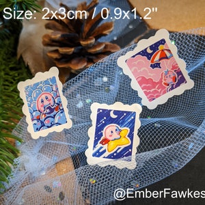 Kirby Stamp Sticker Set (Vinyl)
