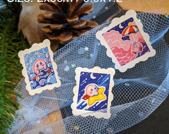 Kirby Stamp Sticker Set (Vinyl)