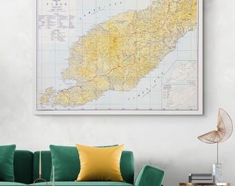 1941 Map of Dutch West Timor – Colonial Indonesian Territory Map Depicting Political Boundaries, Geography, and Dutch East Indies History