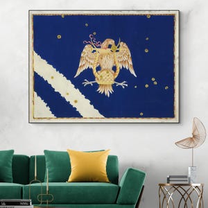 Ilustração do zodíaco de Lyra do século XVII, signo estelar, constelação, astrologia, decoração, impressão de belas artes