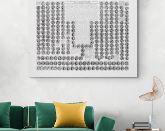 Ancient Roman Emperors Chart – Augustus Caesar to Romulus Augustulus Art Print | Antique World History Decor | Fine Classical Poster