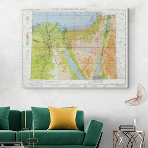 1952 Military Map of the Suez Canal – Cold War-Era Strategic Map Showing Shipping Lanes, Fortifications & British-Controlled Zones in Egypt