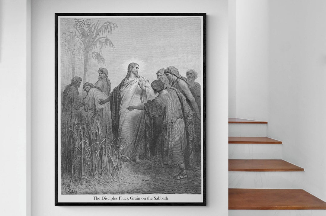 The Disciples Plucking Corn on the Sabbath Gustave Dore - Etsy