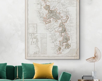 Carte de la Dominique de 1778 - Cartographie historique illustrant les territoires coloniaux, la géographie des îles et les routes commerciales des Caraïbes au XVIIIe siècle