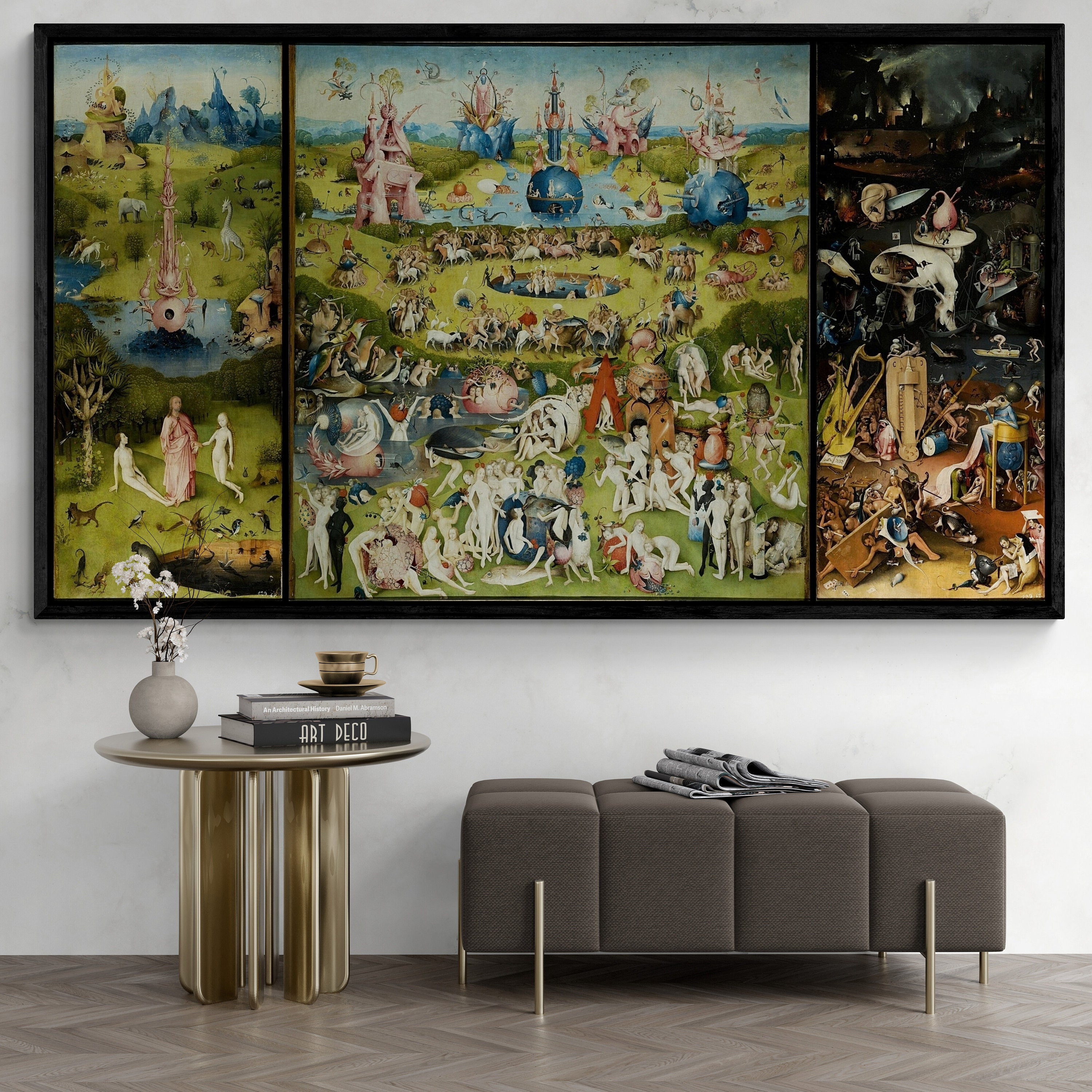 Hieronymus Bosch the Garden of Earthly Delights Antique Medieval Art ...