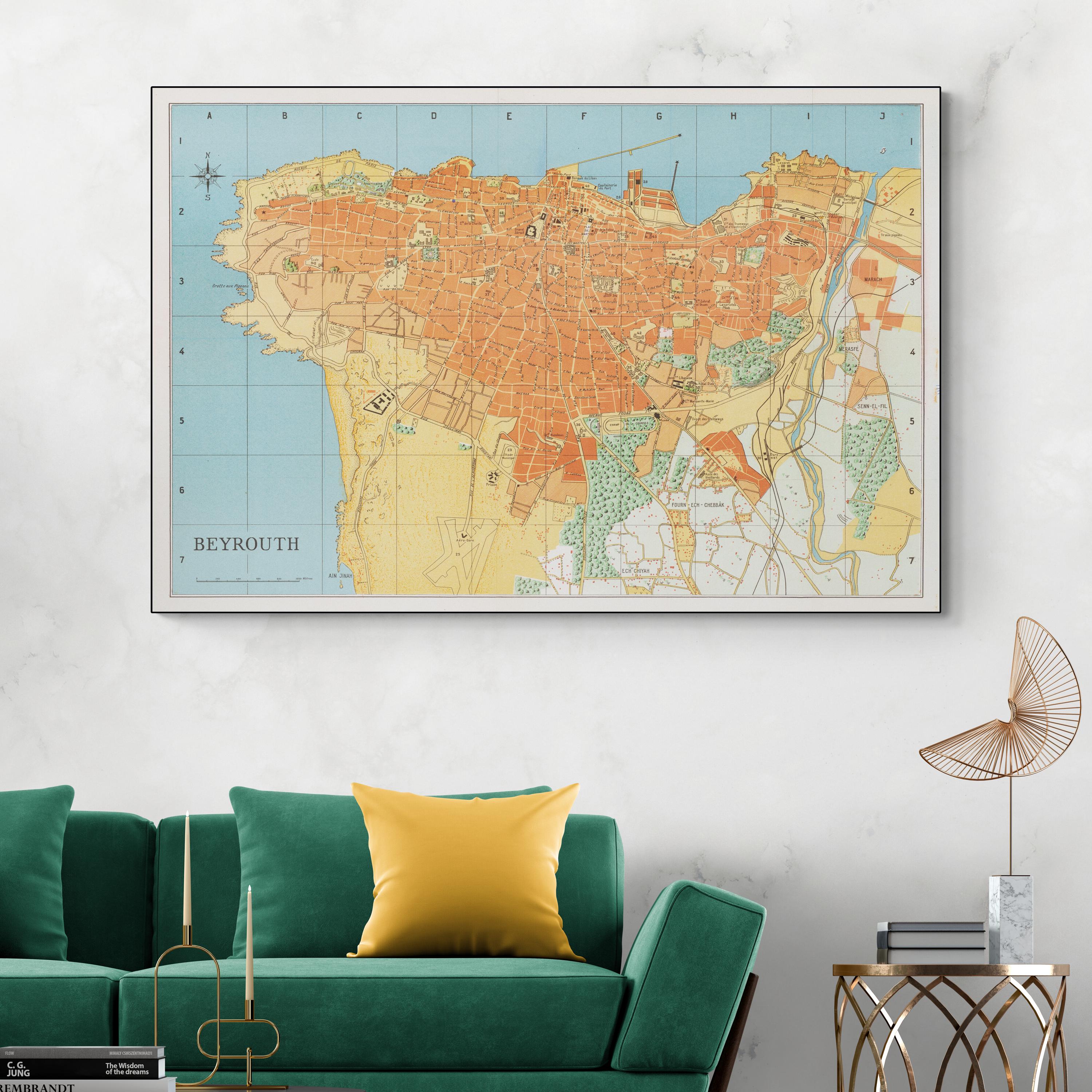 中東アンティークマップ - Etsy 日本
