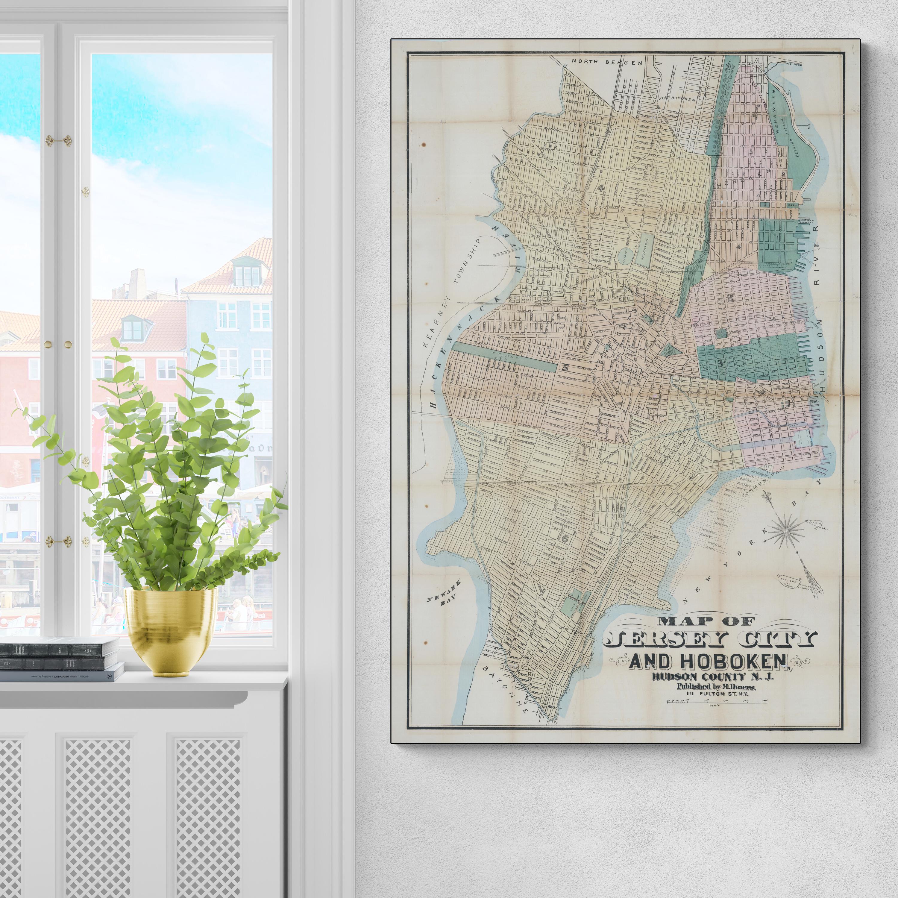 New jersey railroad map - Etsy México, image size:3000x3000