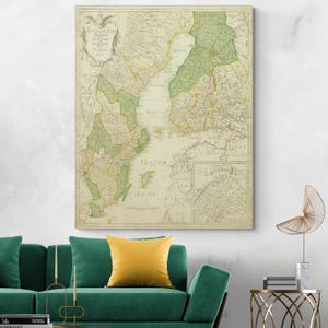 1747 Karte von Schweden und Finnland Skandinavische Geographie Schwedisch Finnisch Geschichte Kartographie Fine Art Print
