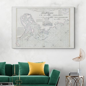 1843 britische Seekarte Hong Kong Seekarte Geschichte China chinesische maritime Kartographie Dekor Fine Art Print