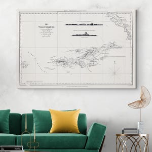 1826 Map of the Virgin Islands – Early 19th Century Caribbean Map Showing Danish West Indies, St. Thomas, St. John & St. Croix