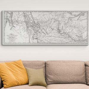 1804年 ルイス・クラーク探検隊の地図 アメリカの歴史 マニフェスト・デスティニー 地図作成 装飾 美術印刷