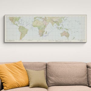 1968 NASA Apollo 6 missie traject pad orbitale vlucht planning kaart ruimte race geschiedenis astronomisch decor Fine Art Print
