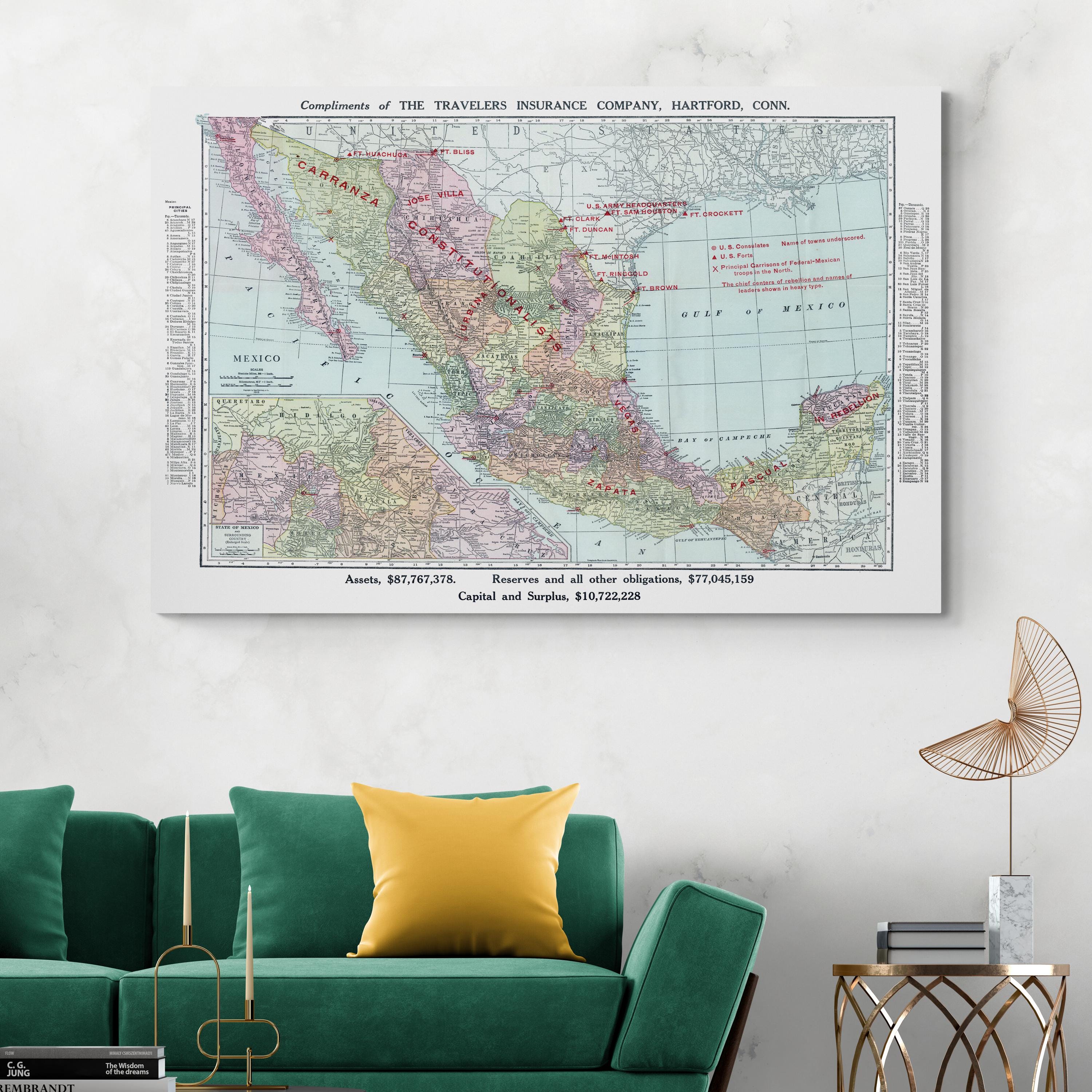 古いアメリカ南北戦争の地図 - Etsy 日本
