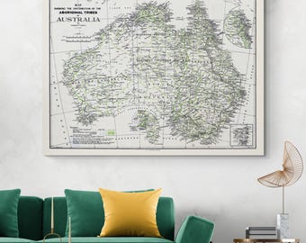 オーストラリア先住民部族の地図 – オーストラリア先住民地図 – 伝統的