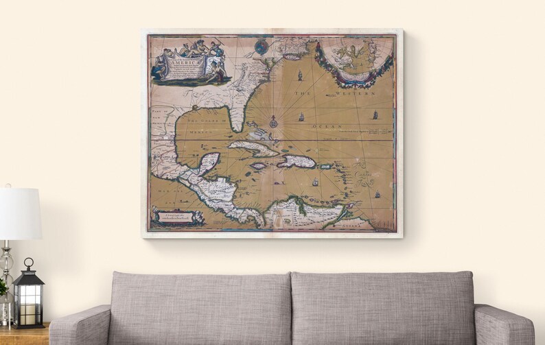 Colonial Rivers 1673 Map of British Colonies in America – Early Colonial American ...